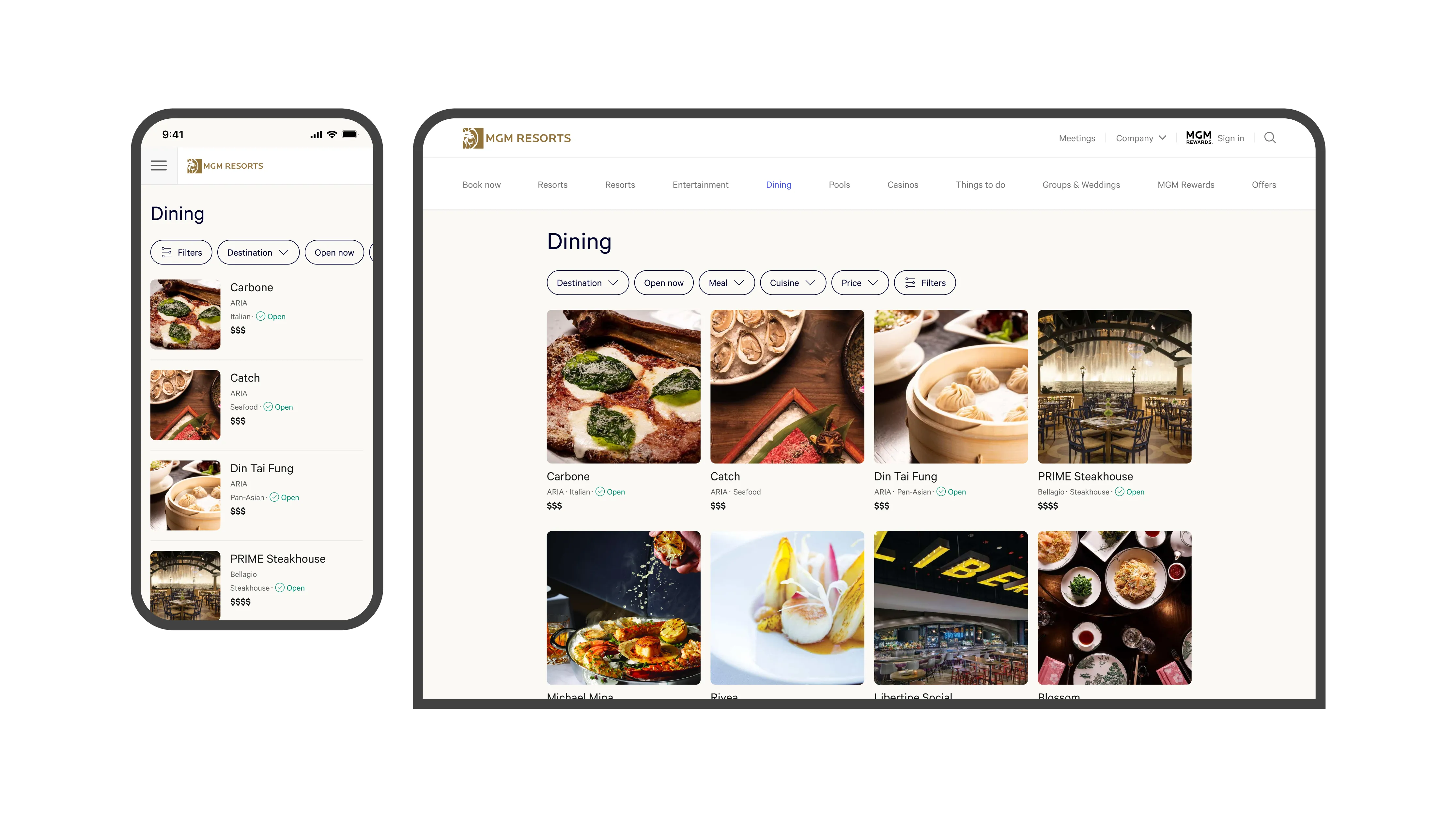 MVP design solution, released Q1 2023, shown on mobile and desktop